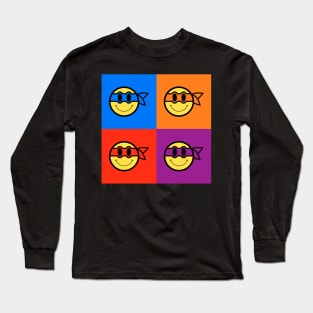 Ninja Turtle Pop Art Long Sleeve T-Shirt